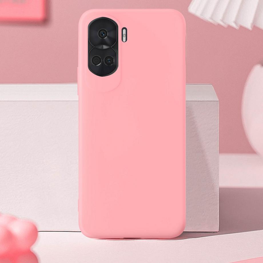 Avizar  Coque Soft Touch Honor 90 Lite Rose pâle 