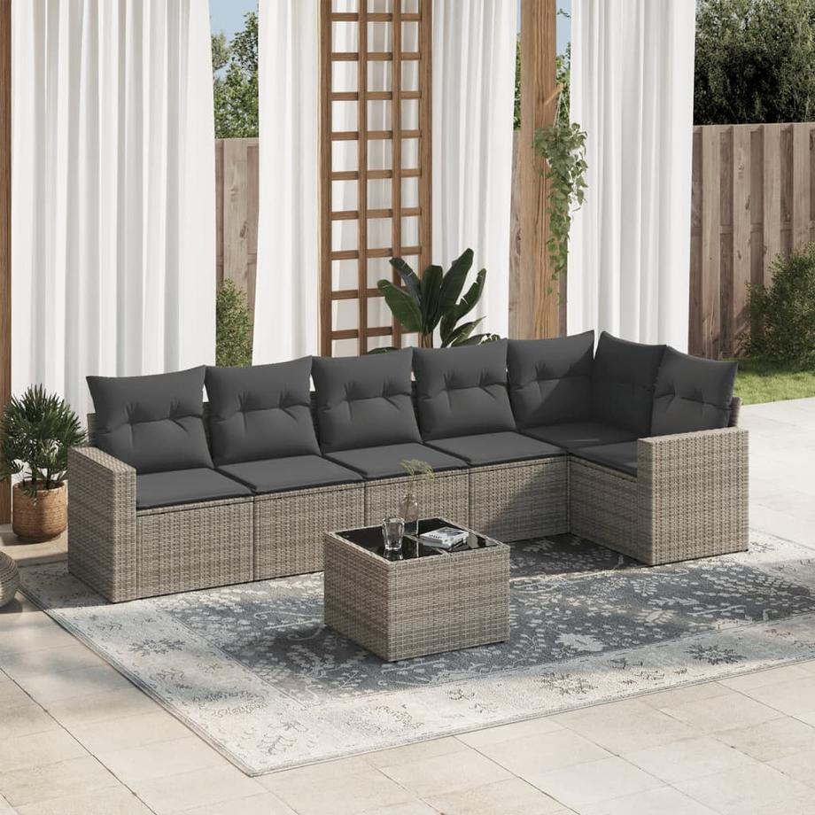 VidaXL Garten sofagarnitur poly-rattan  