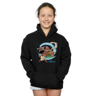 Disney  Moana And Maui Wave Kapuzenpullover 