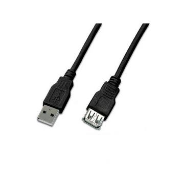 USB A-A MF 0.5 SW cavo USB 0,5 m USB 2.0 Nero