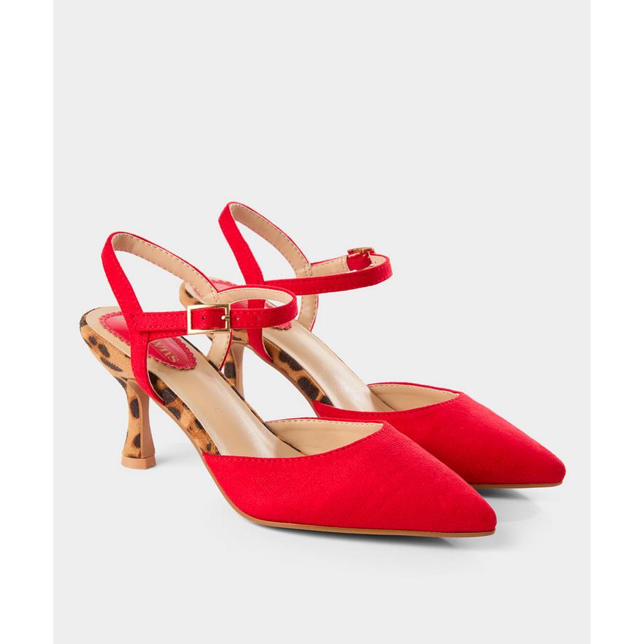 Joe Browns Absatzschuhe Spitze Kappe Leopardenmuster  