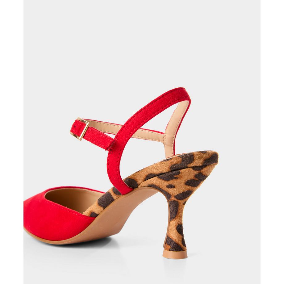 Joe Browns Absatzschuhe Spitze Kappe Leopardenmuster  