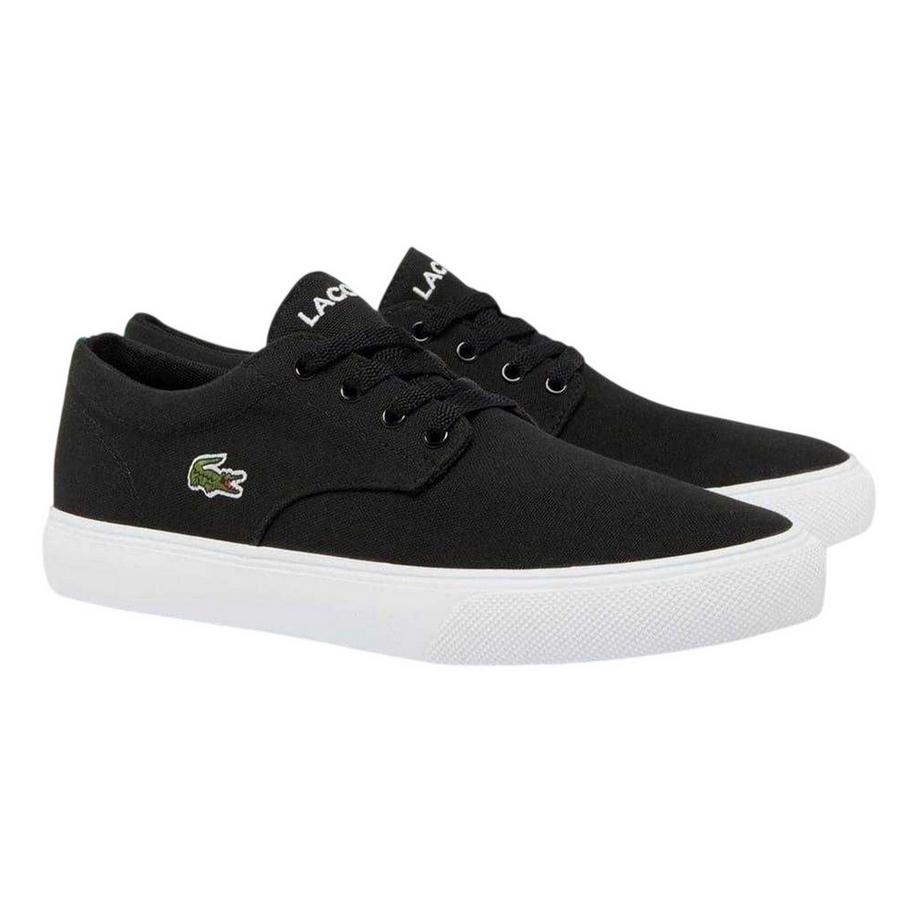 LACOSTE Canvas Sneaker mit flacher Sohle  