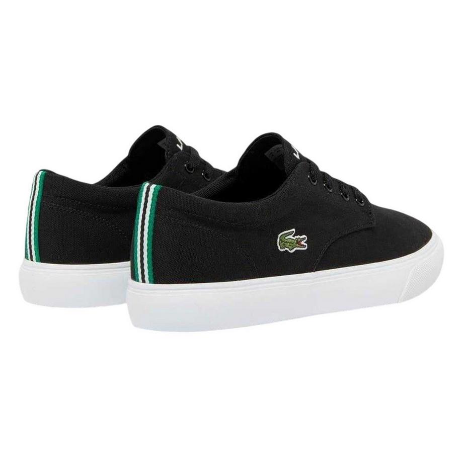 LACOSTE Canvas Sneaker mit flacher Sohle  