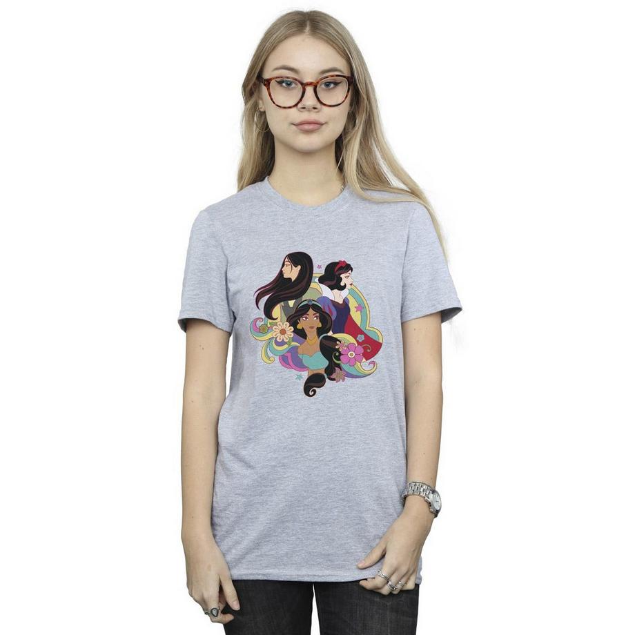 Disney Principesse T-Shirt Stampata  