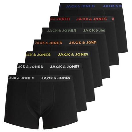 JACK & JONES  Boxer Uomini Confezione da 7 Stretch-JACBASIC TRUNKS 7 PACK 