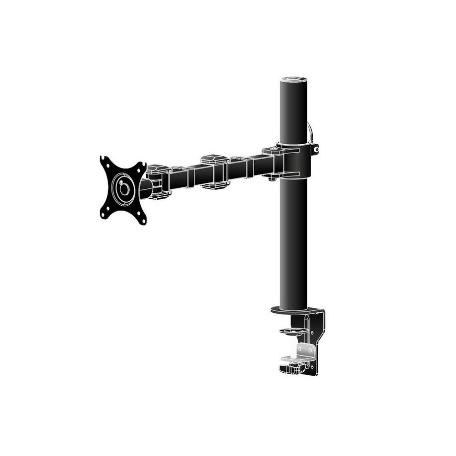 Iiyama  DS1001C-B1 Supporti a parete per TV 76,2 cm (30") Scrivania Nero 