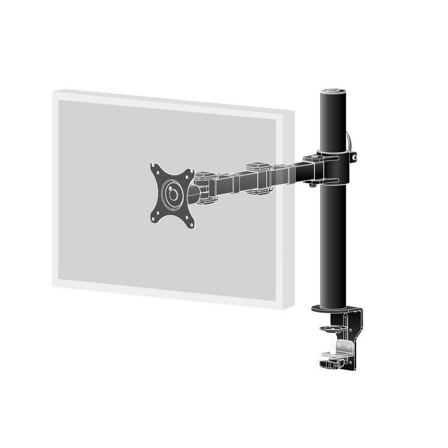 Iiyama  DS1001C-B1 Supporti a parete per TV 76,2 cm (30") Scrivania Nero 