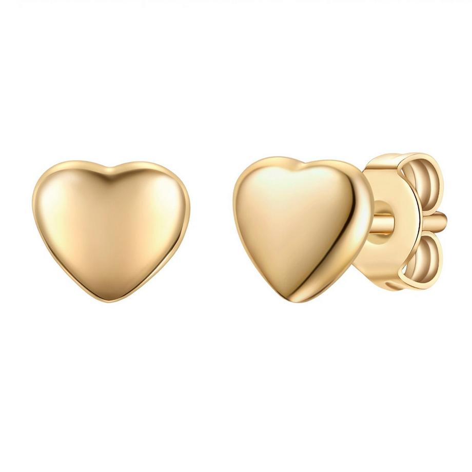 Boucles d'oreilles puce Cœur