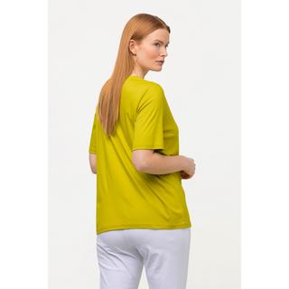 Ulla Popken  T-Shirt, Classic, V-Ausschnitt, Halbarm 