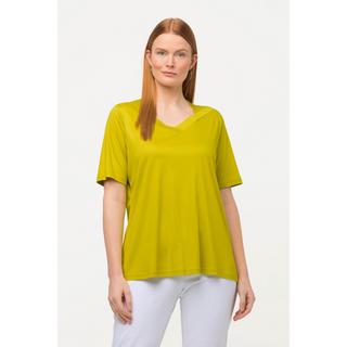 Ulla Popken  T-shirt classica con scollo a V e mezze maniche 