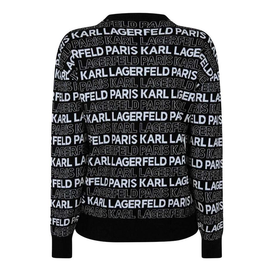 KARL LAGERFELD Maglione Manica Lunga Vestibilità Regolare  