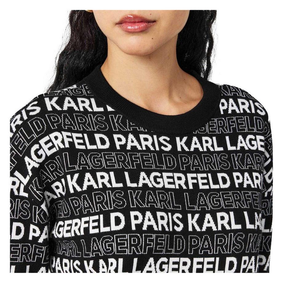 KARL LAGERFELD Maglione Manica Lunga Vestibilità Regolare  
