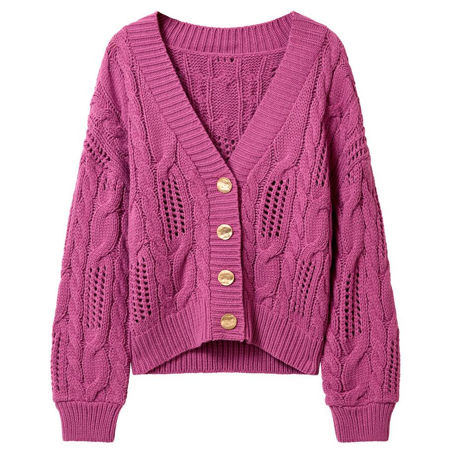 Joe Browns Cardigan en Maille Torsadée Col V Lucy  