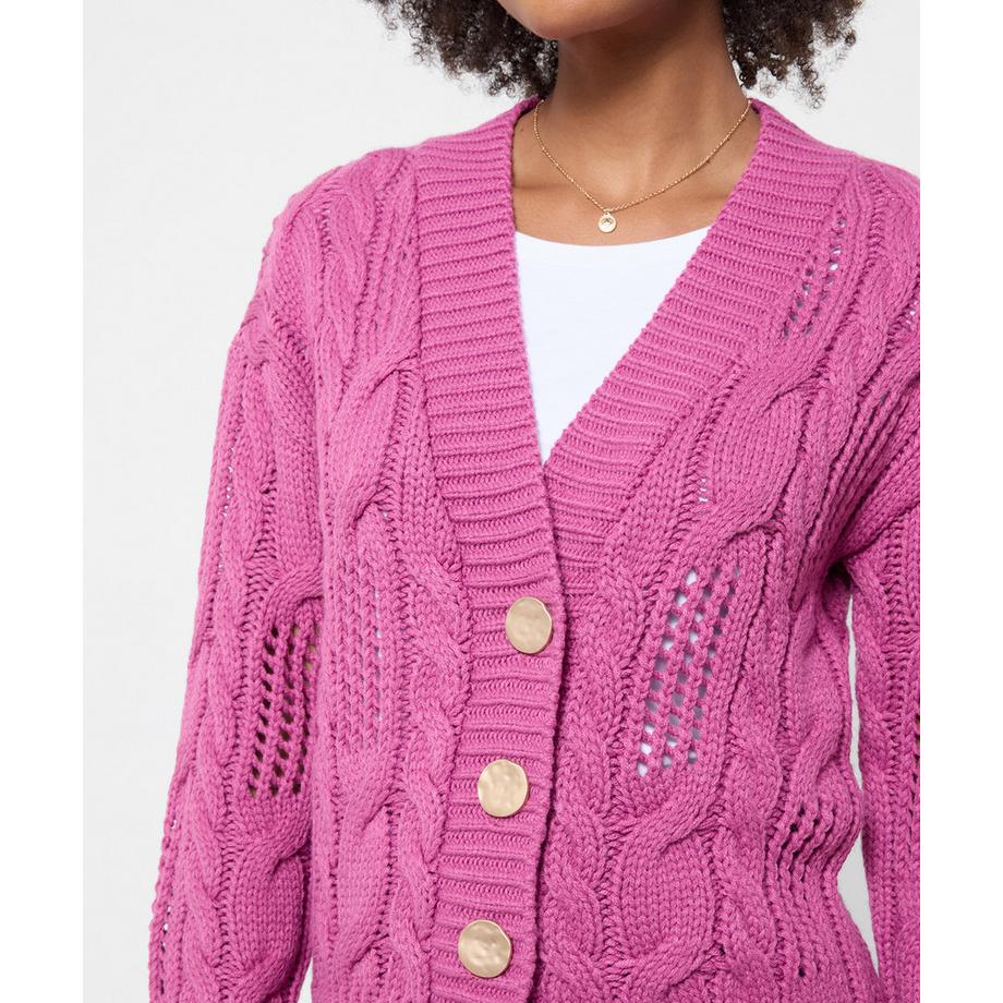 Joe Browns Cardigan en Maille Torsadée Col V Lucy  