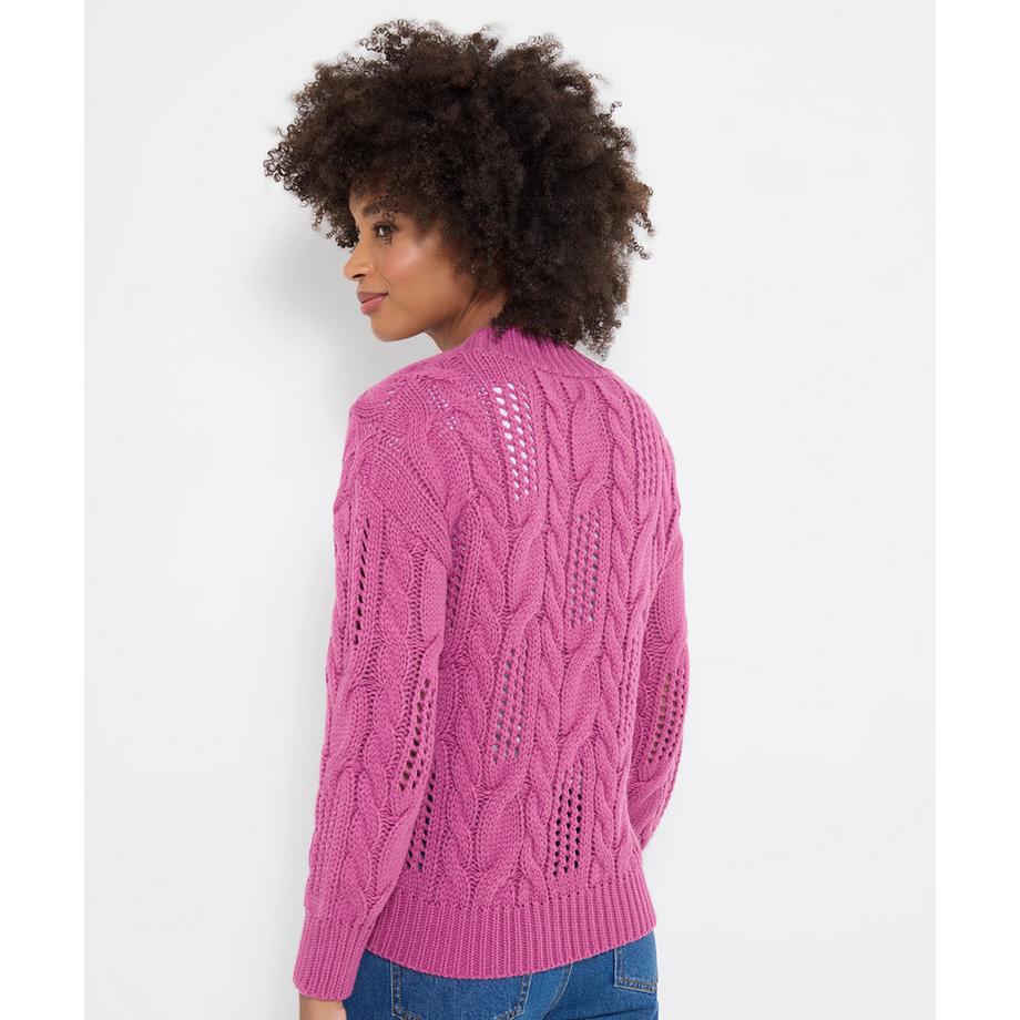 Joe Browns Cardigan en Maille Torsadée Col V Lucy  