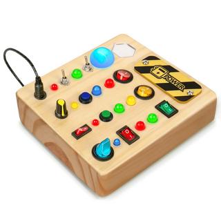 Activity-board  Spielzeug Busy Board mit LED, Babyspielzeug, Activity Board Kinderspielzeug 