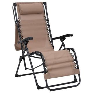 VidaXL Chaise de terrasse tissu  