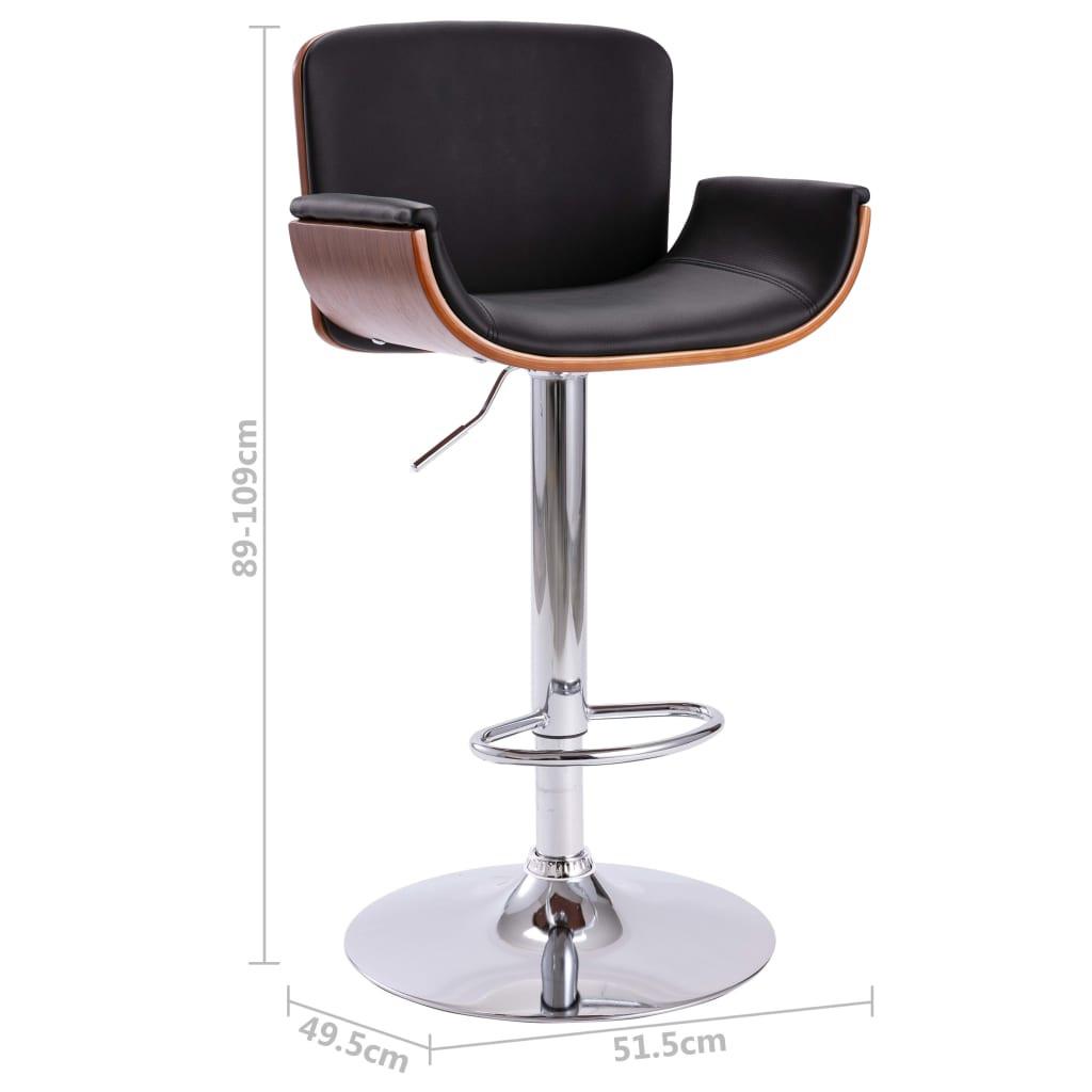 VidaXL Chaise de bar cuir artificiel  