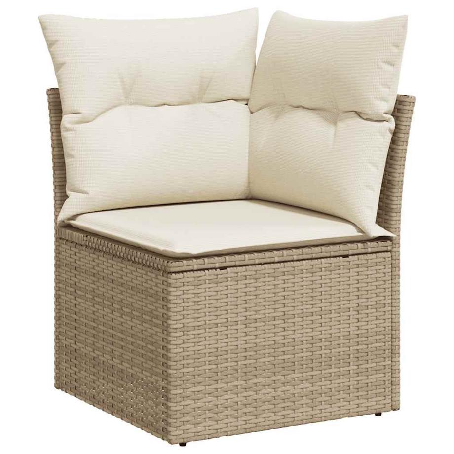 VidaXL set di divani da giardino Polirattan  