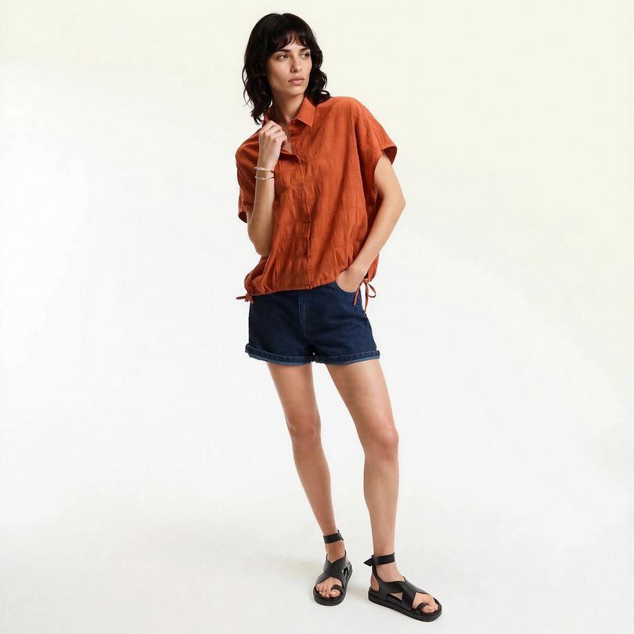 La Redoute Collections Lockeres Kurzarmhemd  