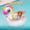 Activity-board  Flotteur de piscine gonflable licorne et flamant rose avec paillettes 35,5" (2 ensembles) 