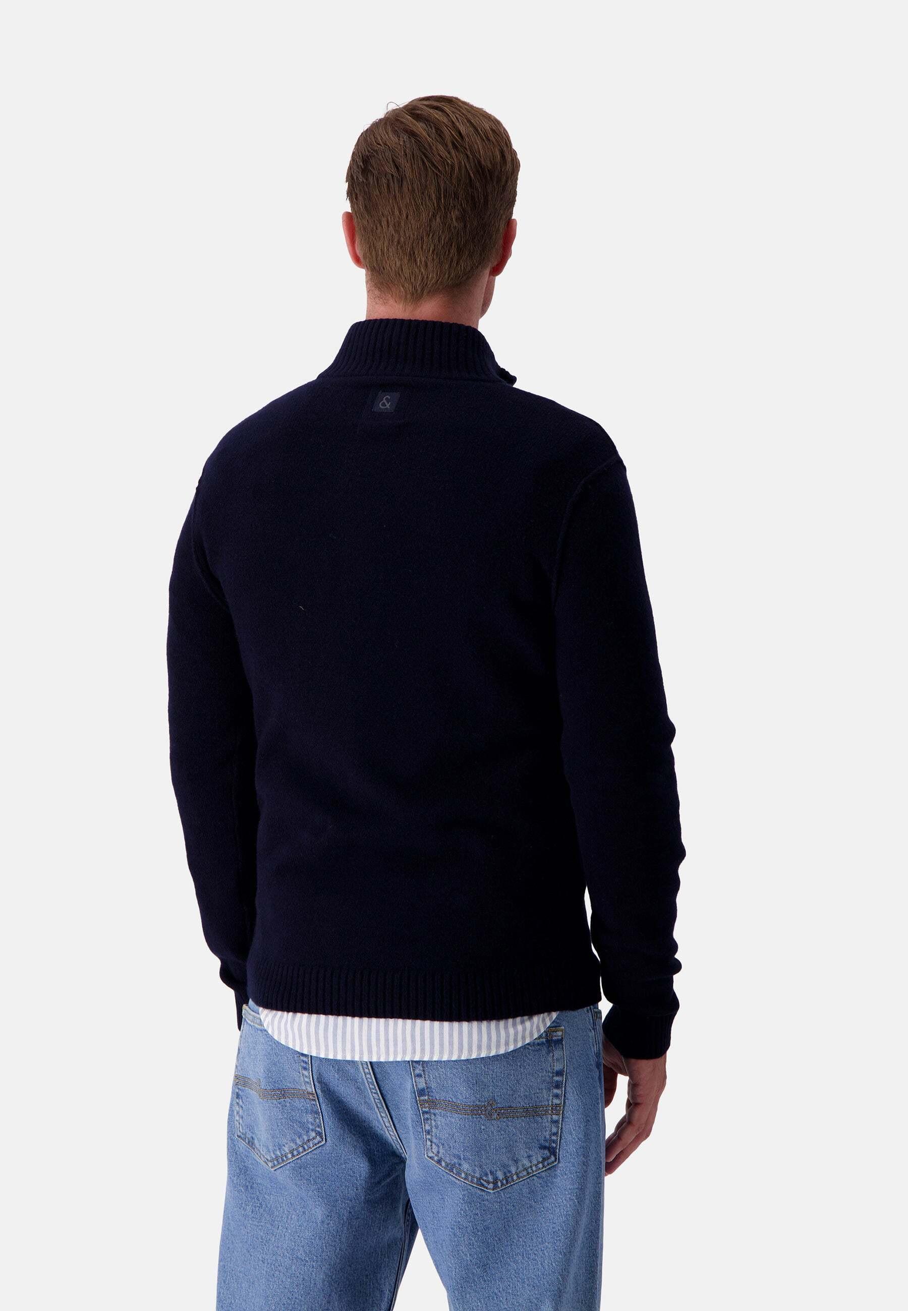 Colours & Sons  Pullover Mock-Zip 