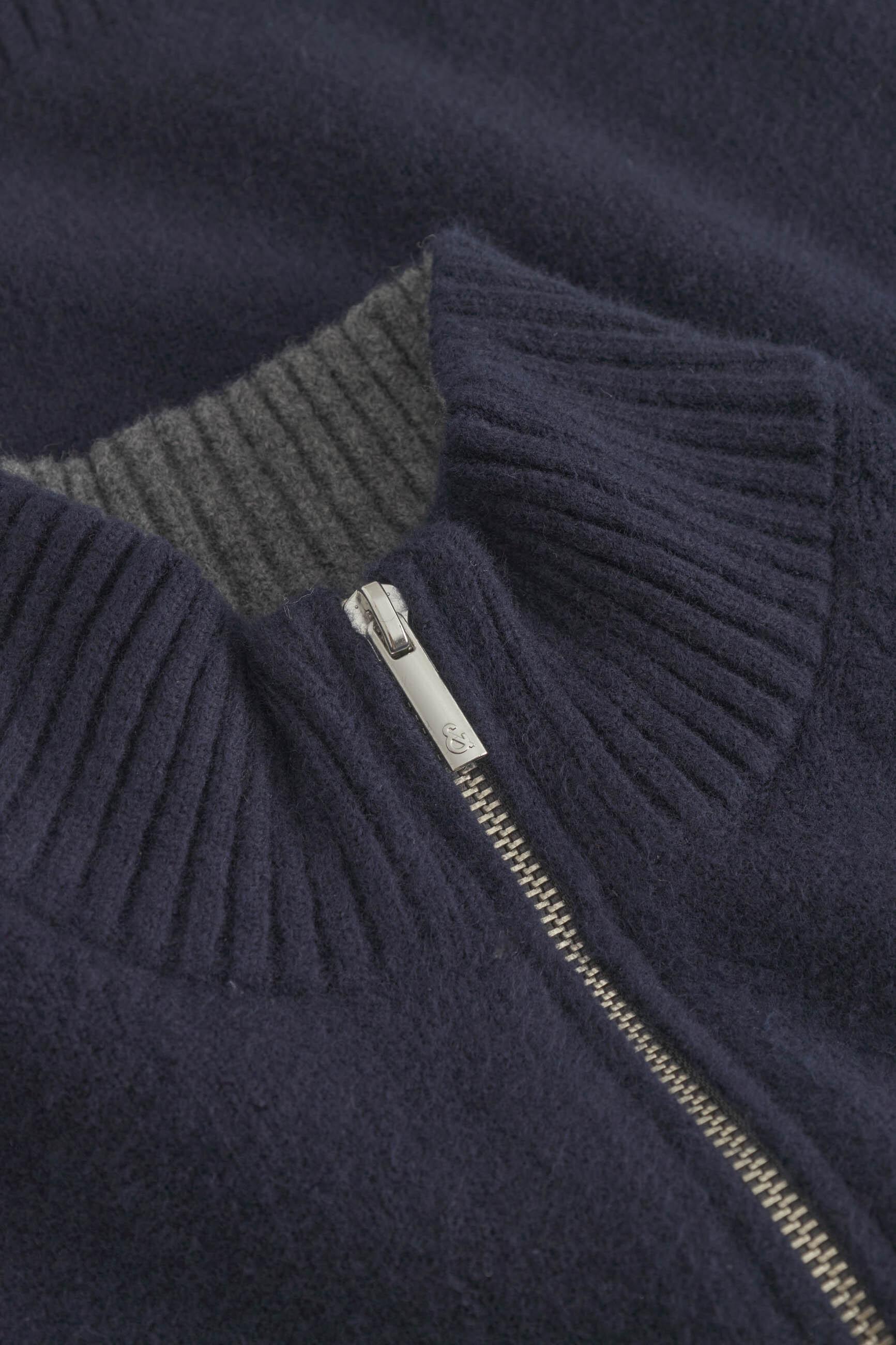 Colours & Sons  Pullover Mock-Zip 