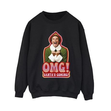 Elf Santa's Coming Sweatshirt Imprimé Graphique  