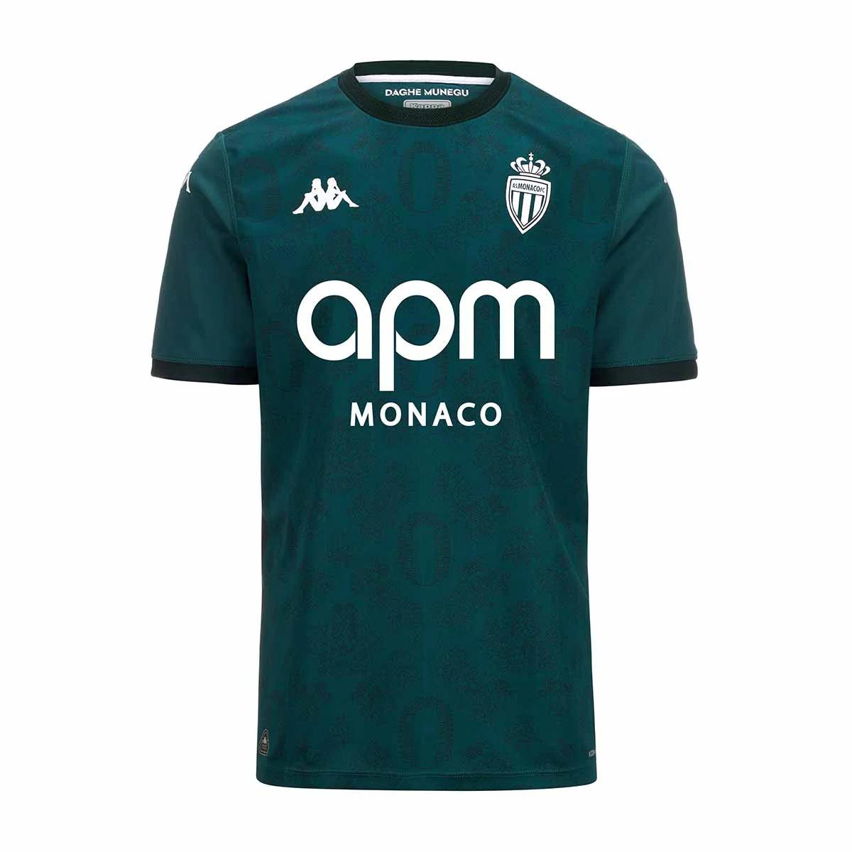 Kappa  maillot extérieur enfant as monaco 2024/25 