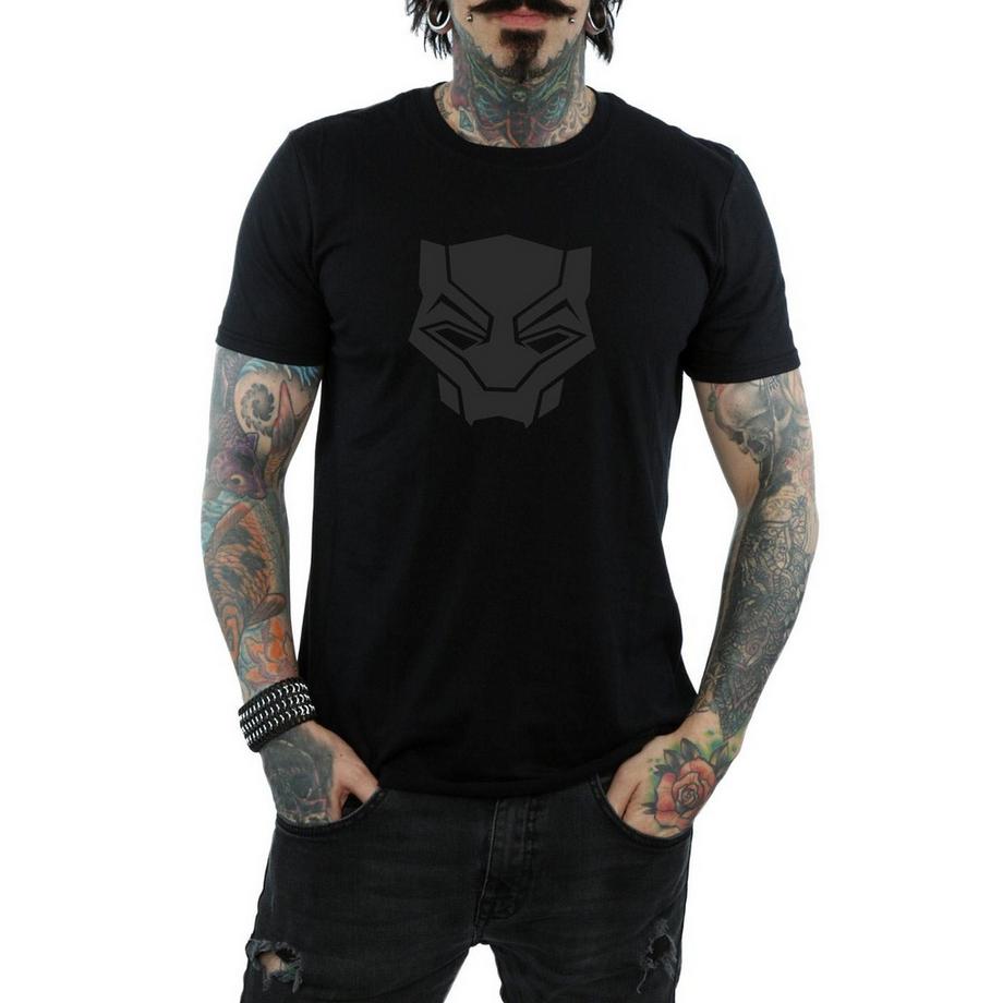 MARVEL Black On Black T-Shirt  