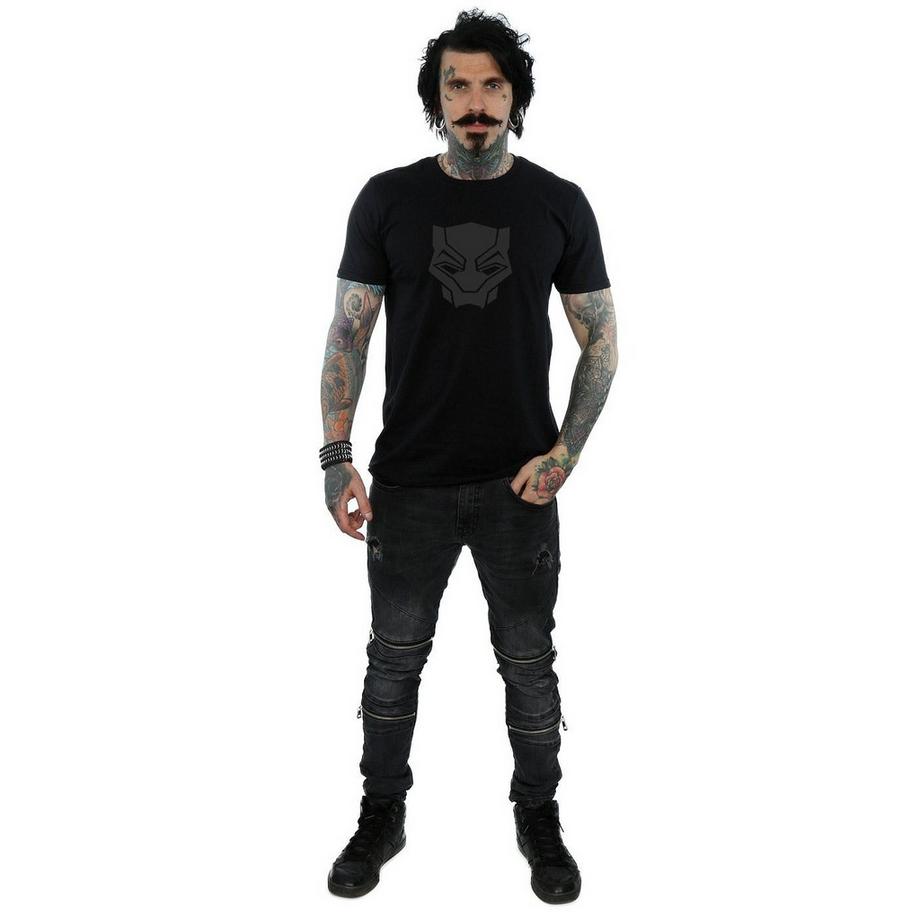MARVEL Black On Black T-Shirt  