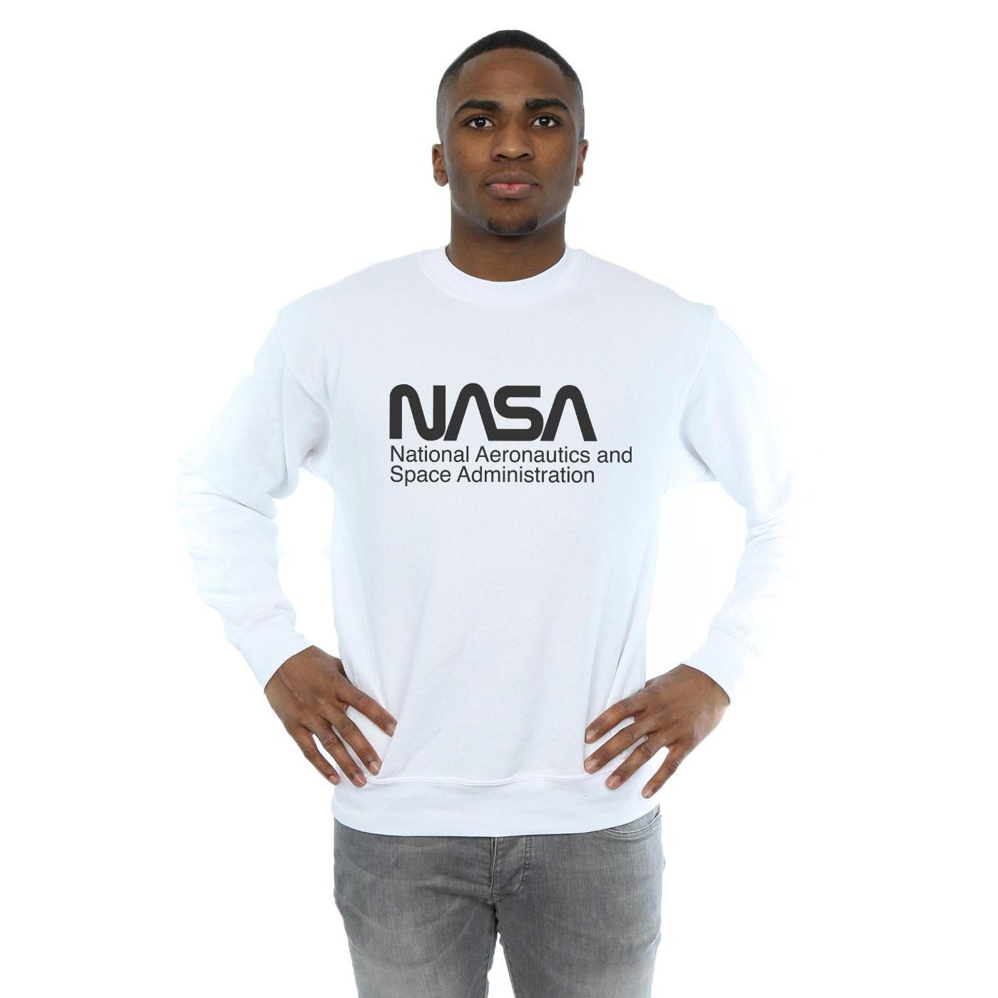 Nasa Logo Rundhals-Sweatshirt  