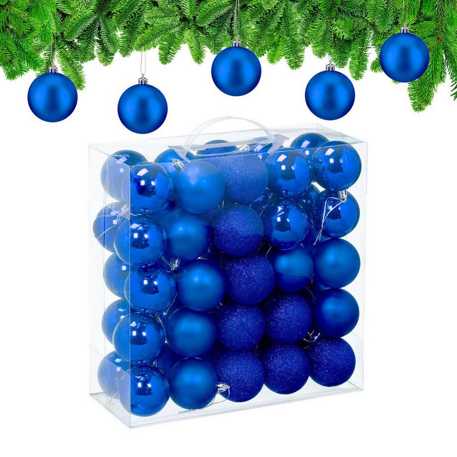 Ensemble de boules de Noël, 50 pièces