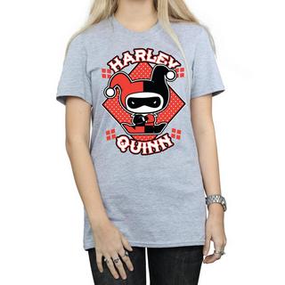 Harley Quinn Harley Quinn T-Shirt Logo Chibi  