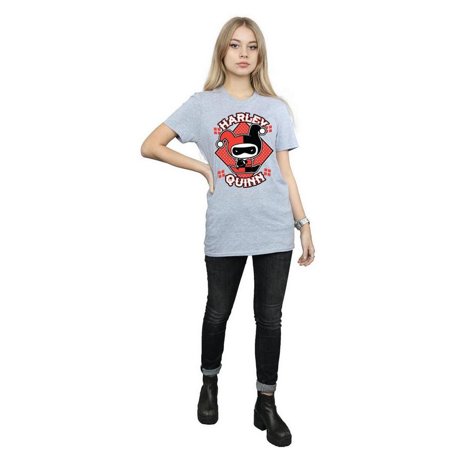 Harley Quinn Harley Quinn Chibi Logo T-Shirt  