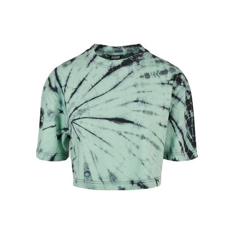 URBAN CLASSICS  t-shirt grandes tailles oversized cropped tie dye 