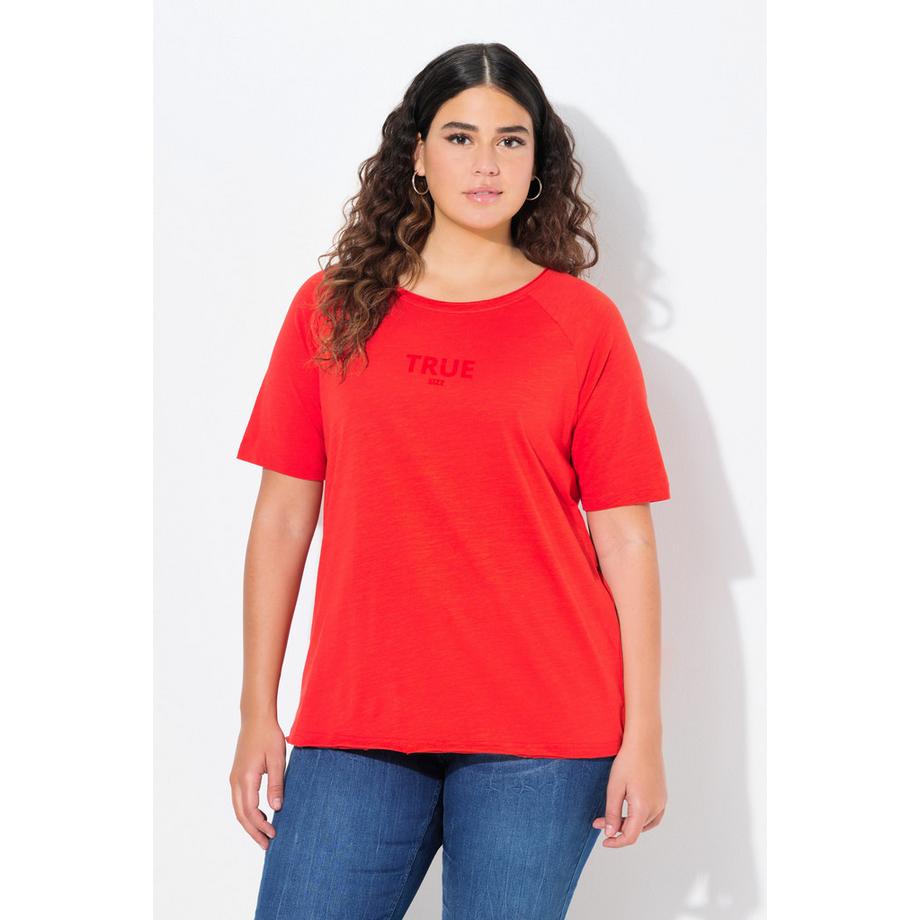 Ulla Popken T-shirt Rayé Col Rond Manches Courtes  