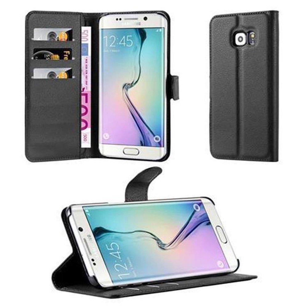 Cadorabo  Housse compatible avec Samsung Galaxy S6 EDGE - Coque de protection avec fermeture magnétique, fonction de support et compartiment pour carte 