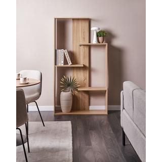 Beliani Bücherregal mit 3 Ebenen Skandinavisch KAHNTAH  