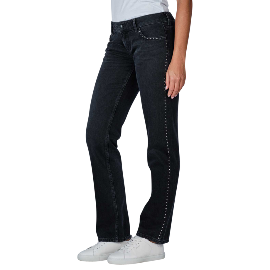 Pepe Jeans London Stud Ultra Low Slim Fit Jeans  