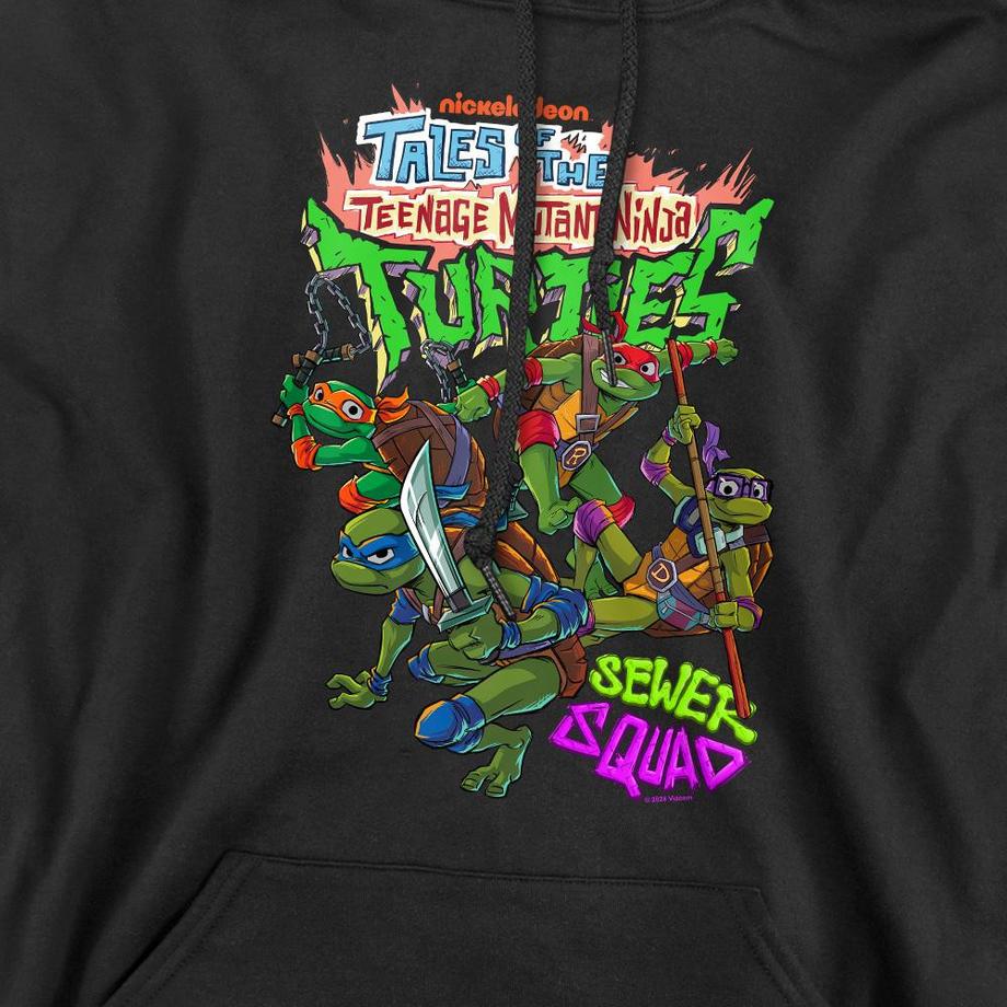 TEENAGE MUTANT NINJA TURTLE Sewer Squad Felpa Con Cappuccio  