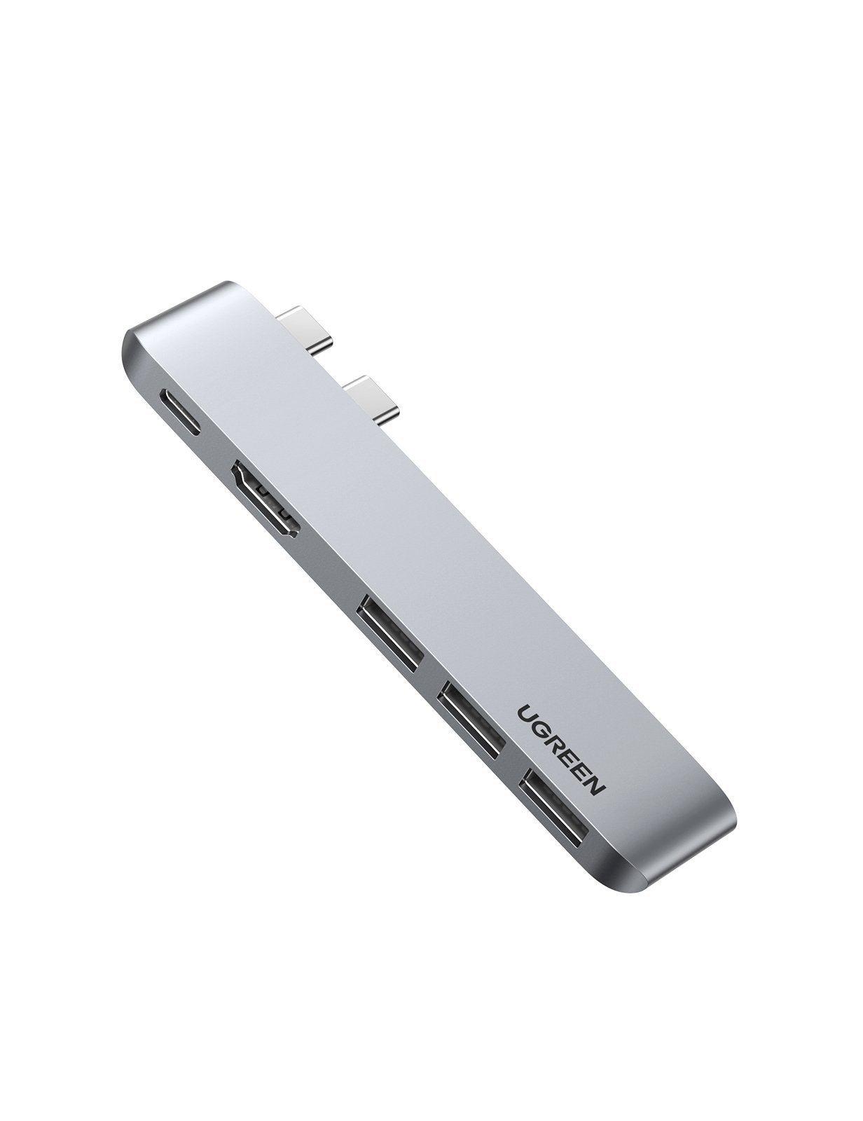 UGREEN  60559 Notebook-Dockingstation & Portreplikator USB 3.2 Gen 1 (3.1 Gen 1) Type-C Silber 