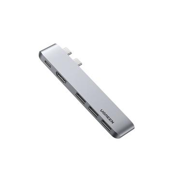 60559 Notebook-Dockingstation & Portreplikator USB 3.2 Gen 1 (3.1 Gen 1) Type-C Silber