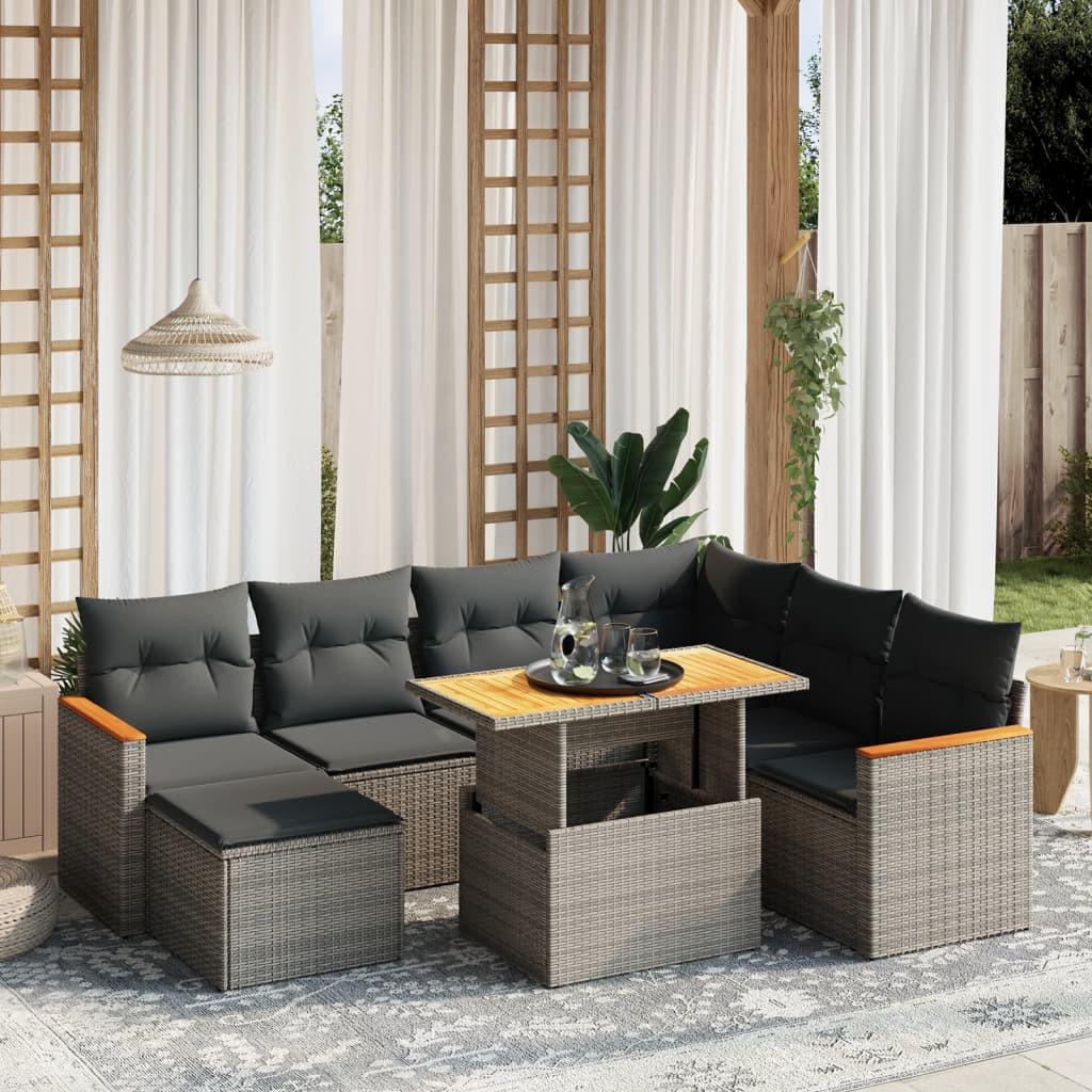 VidaXL Garten sofagarnitur poly-rattan  