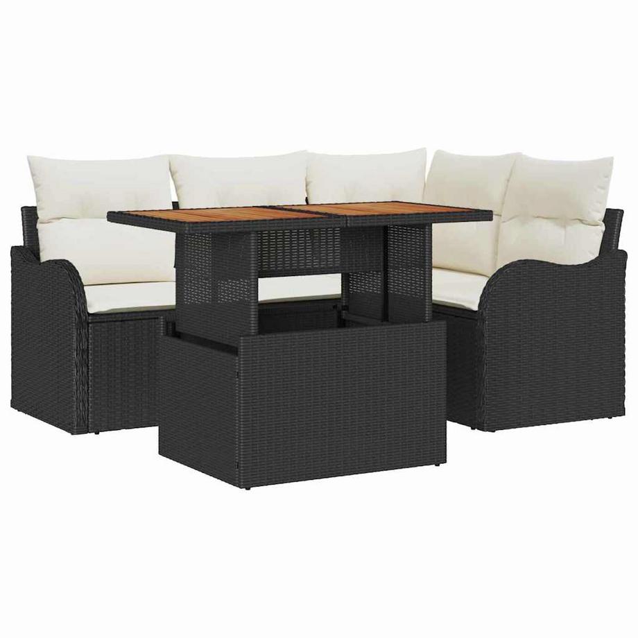 Ensemble de sièges d'extérieur poly rattan