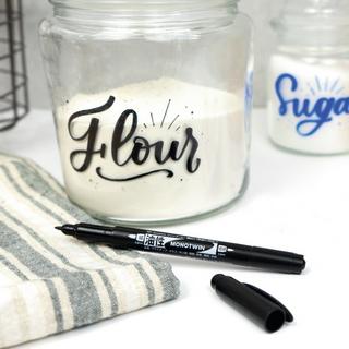 Tombow Tombow MONO evidenziatore 3 pz Nero, Blu, Rosso  