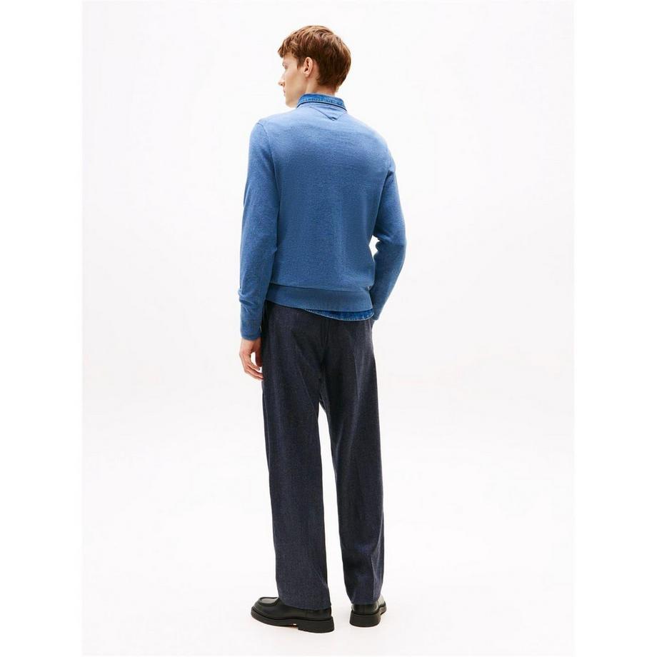 TOMMY HILFIGER  Pullover, Rundhalsausschnitt, 