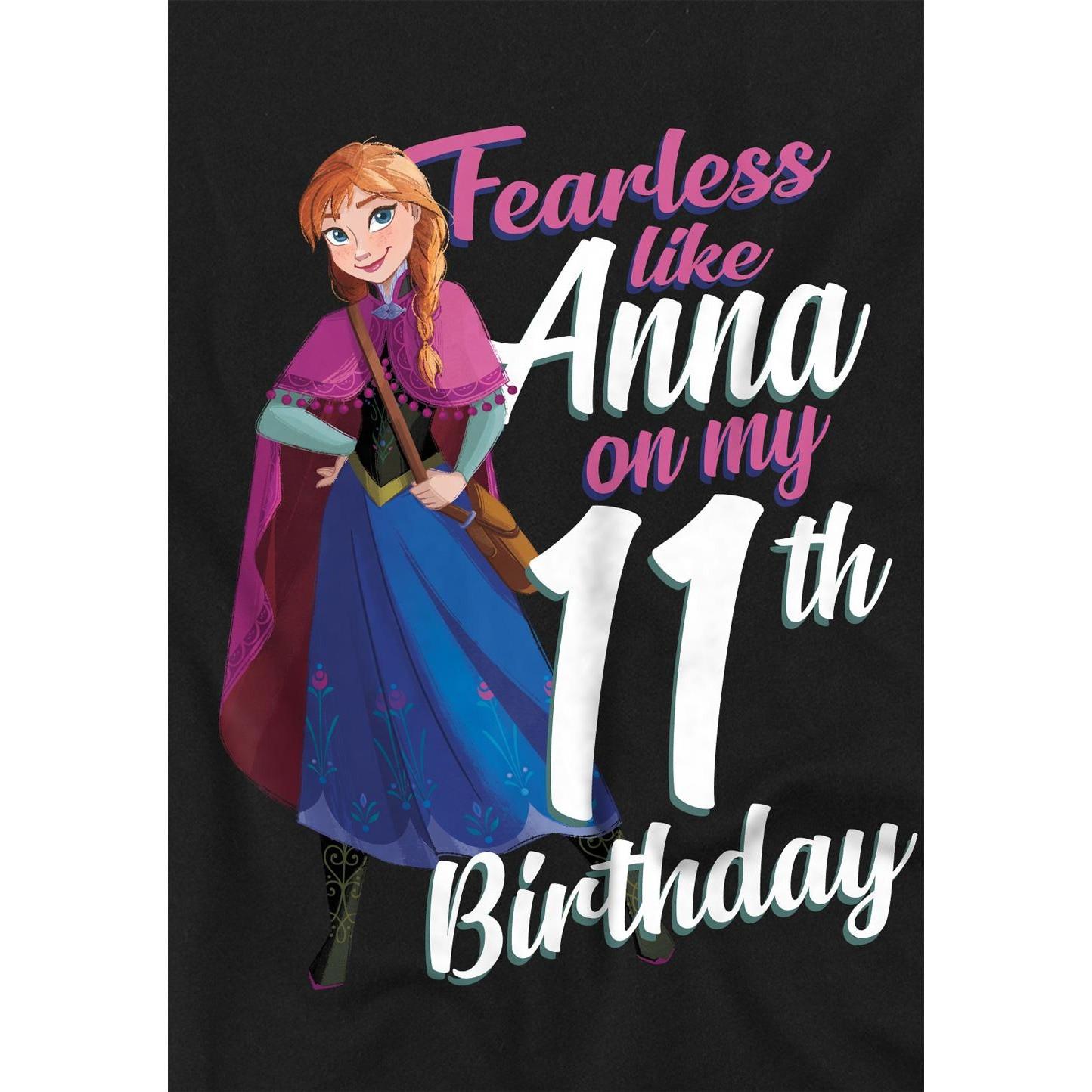 FROZEN  Fearless Like Anna TShirt  11. Geburtstag 