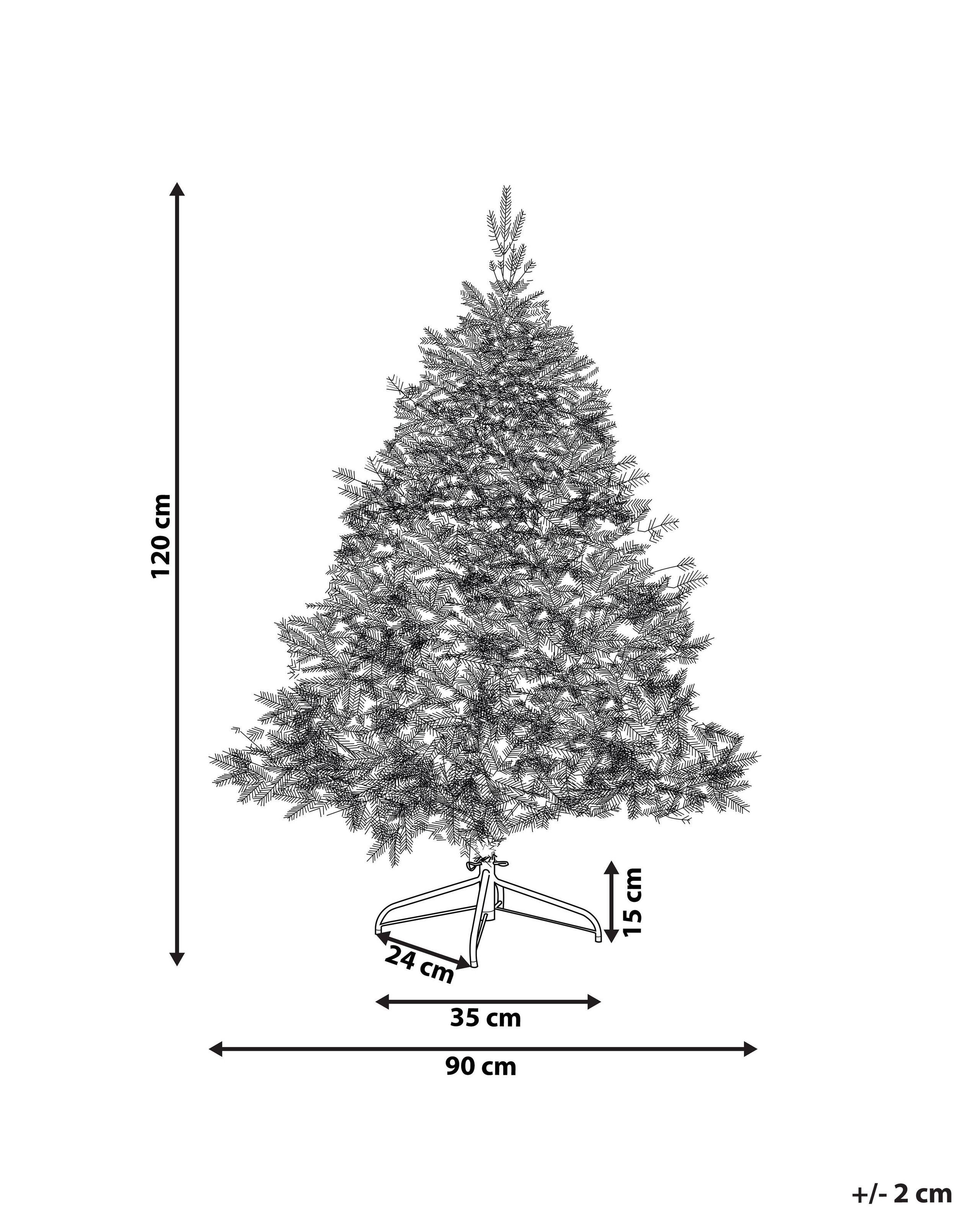 Beliani Albero di Natale en Materiale sintetico Glamour TOMICHI  